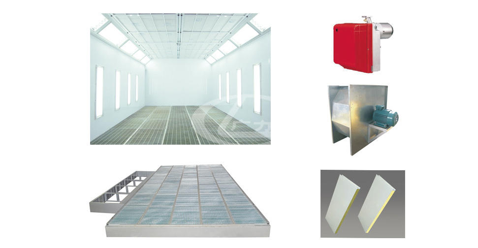  line downdraft spray booth